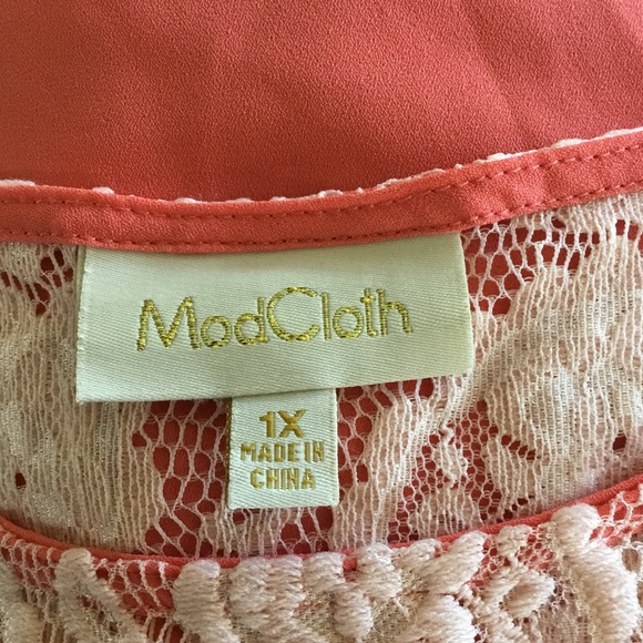 ModCloth Natural Sweetener Coral Sleeveless Blouse - Picture 6 of 13